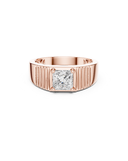 Princess Shape 0.80 CT.Diamond Ring