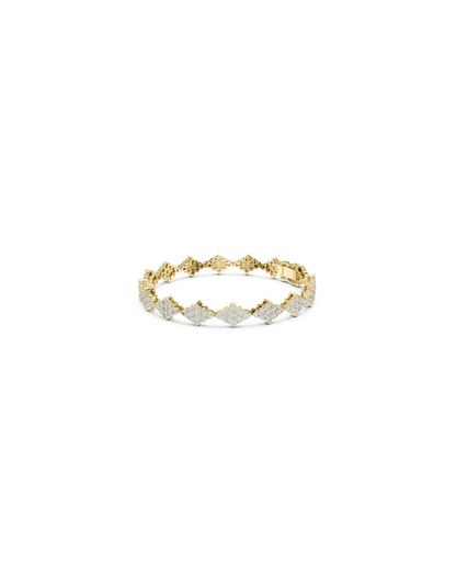 Round Shape Lab Grown Diamond Bracelet