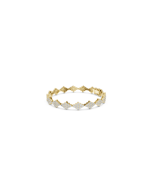 Round Shape Lab Grown Diamond Bracelet