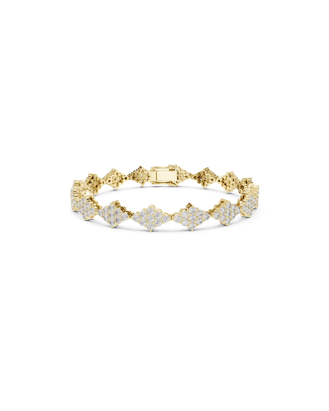 Round Shape Lab Grown Diamond Bracelet