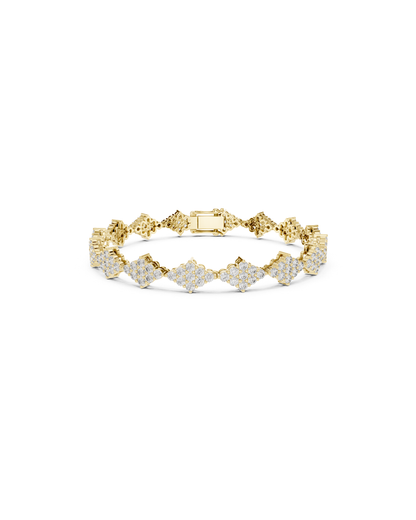 Round Shape Lab Grown Diamond Bracelet