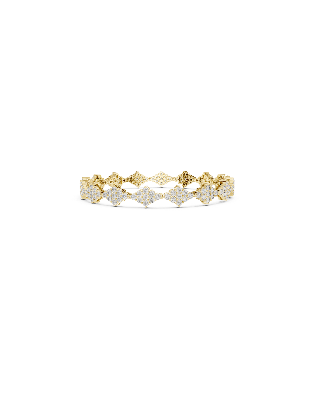 Round Shape Lab Grown Diamond Bracelet