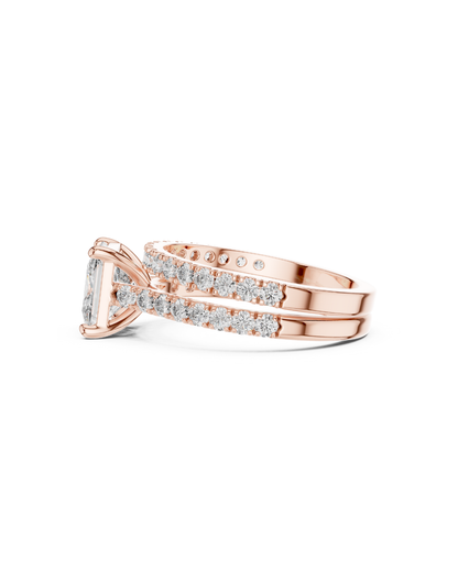 Princess Shape Lab Grown Diamond Ring