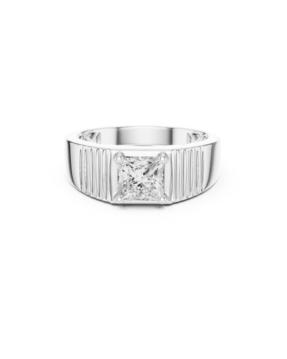 Princess Shape 0.80 CT.Diamond Ring