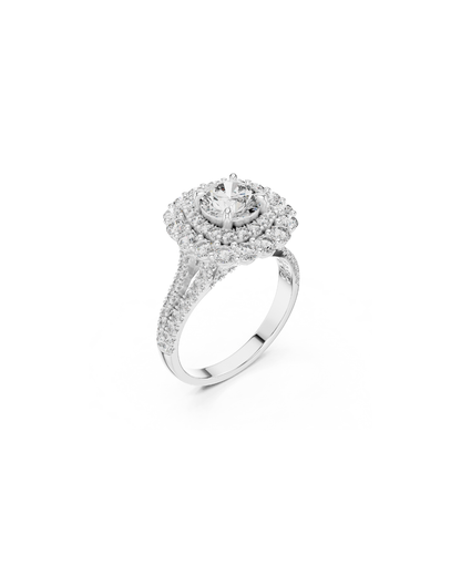 Round Shape Lab Grown Diamond Ring