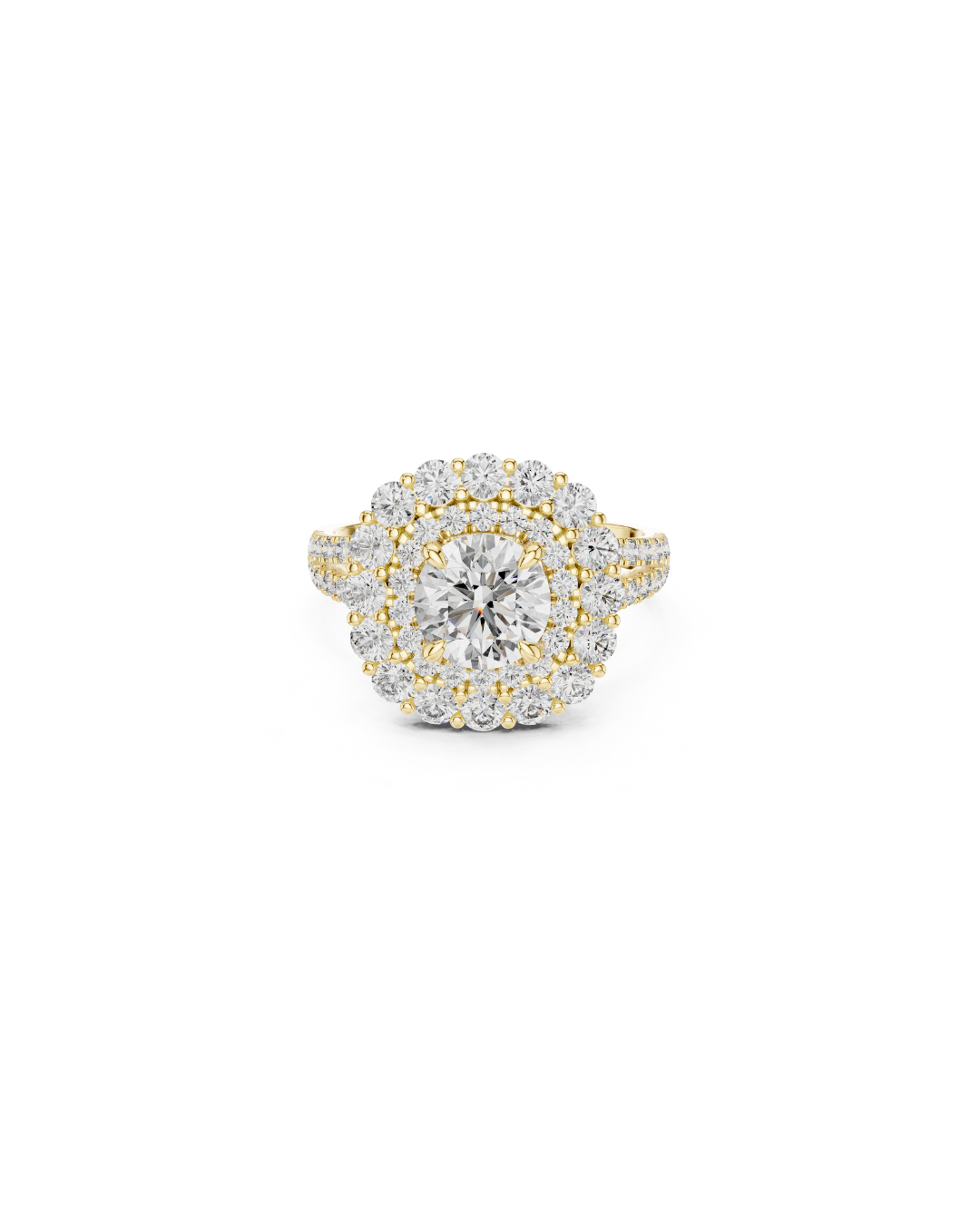 Round Shape Lab Grown Diamond Ring