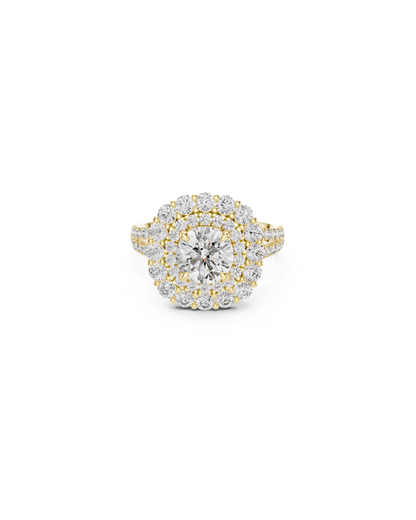 Round Shape Lab Grown Diamond Ring