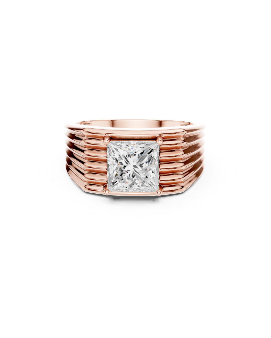 Princess Shape 2.00 CT.Diamond Ring
