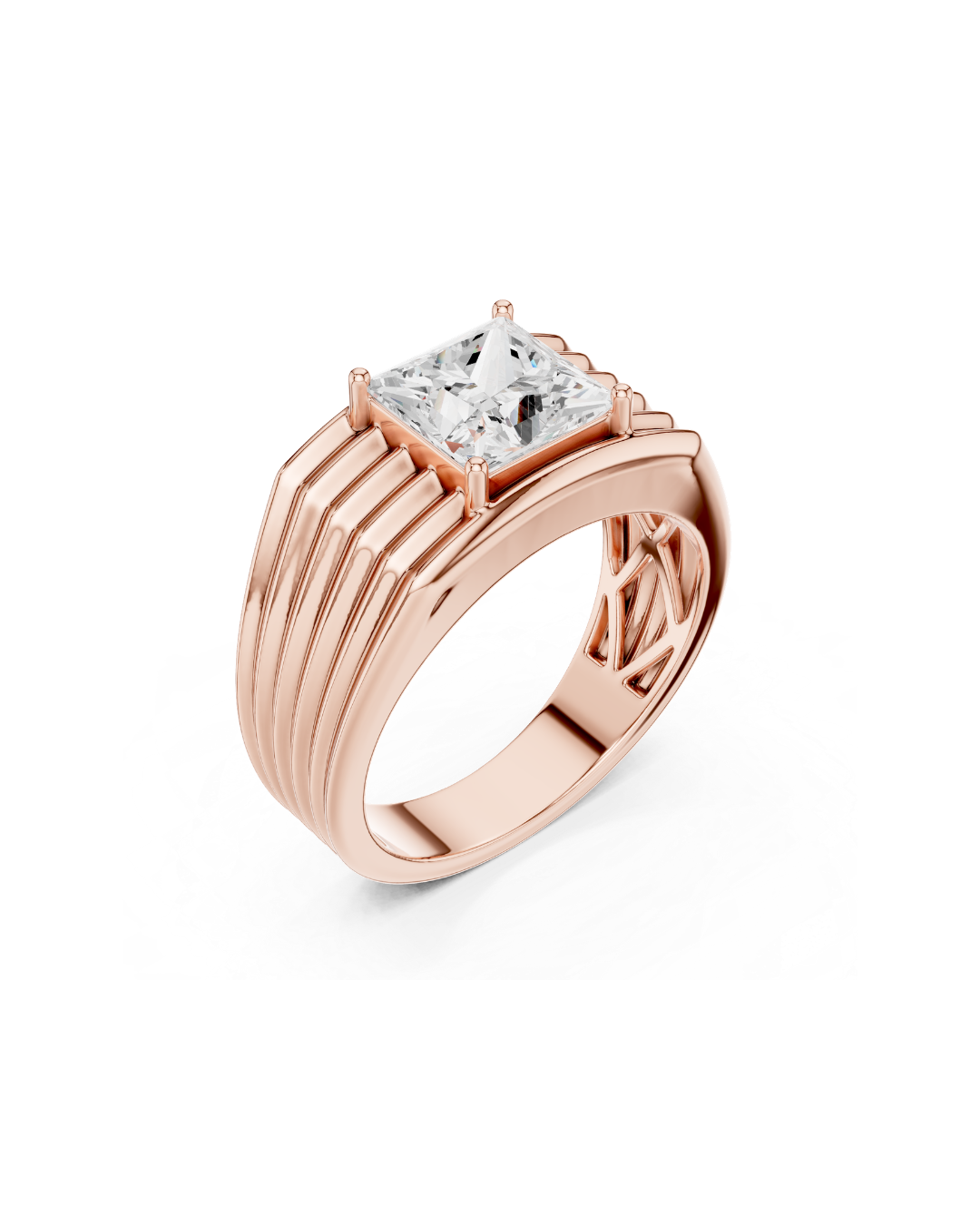 Princess Shape 2.00 CT.Diamond Ring
