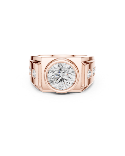 Round Shape 3.00 CT.Diamond Ring