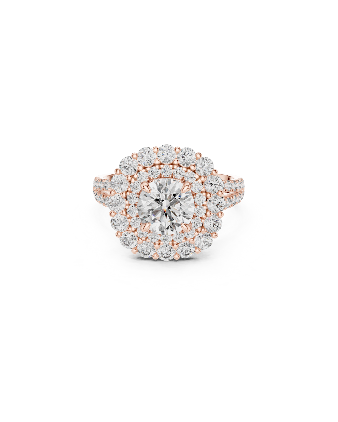Round Shape Lab Grown Diamond Ring