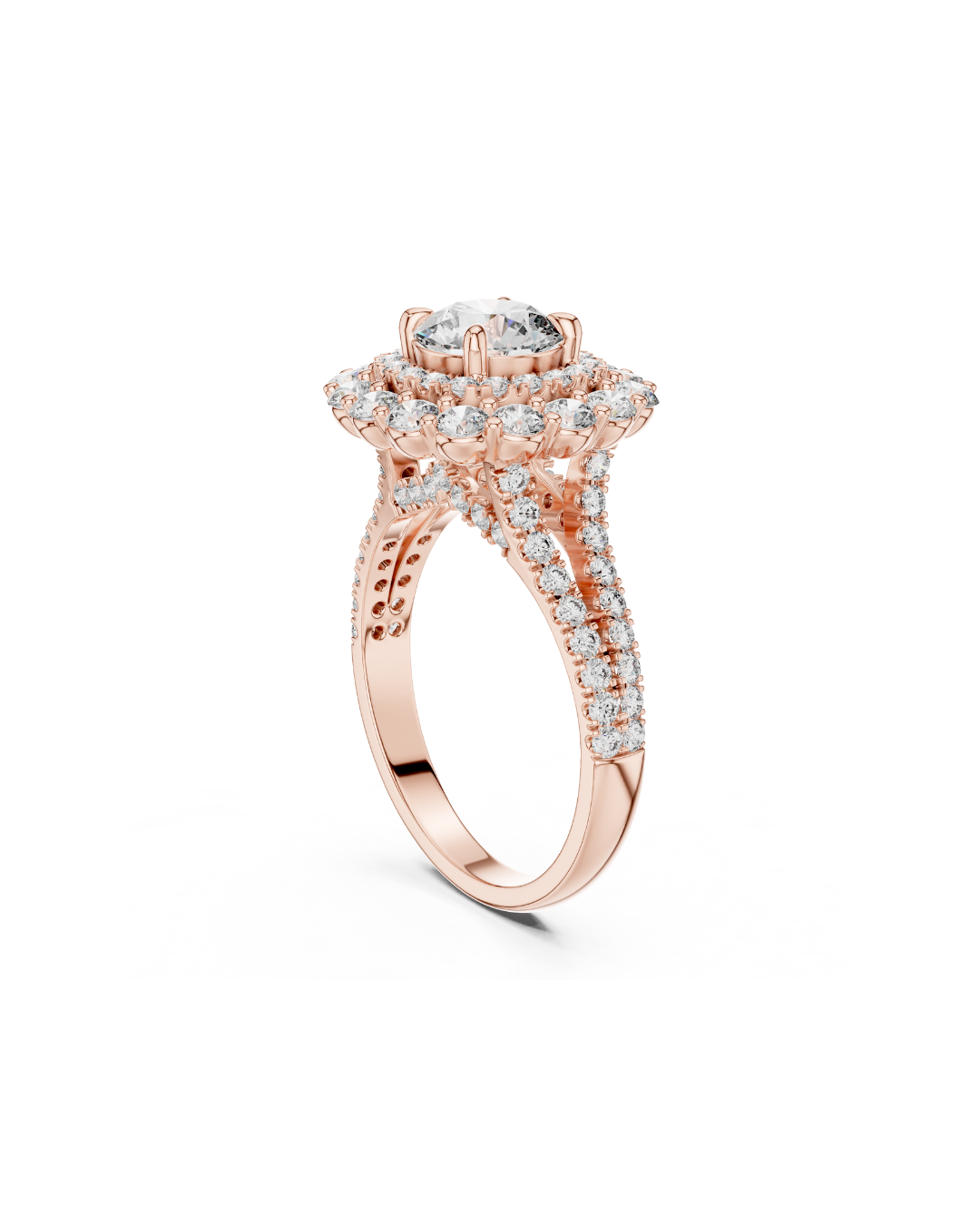 Round Shape Lab Grown Diamond Ring