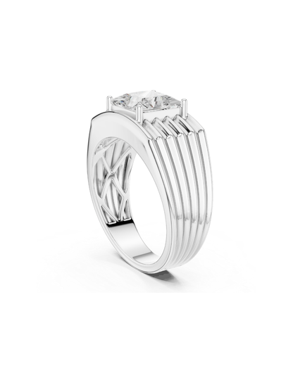 Princess Shape 2.00 CT.Diamond Ring