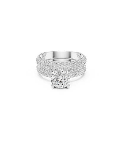 Round Shape Lab Grown Diamond Ring