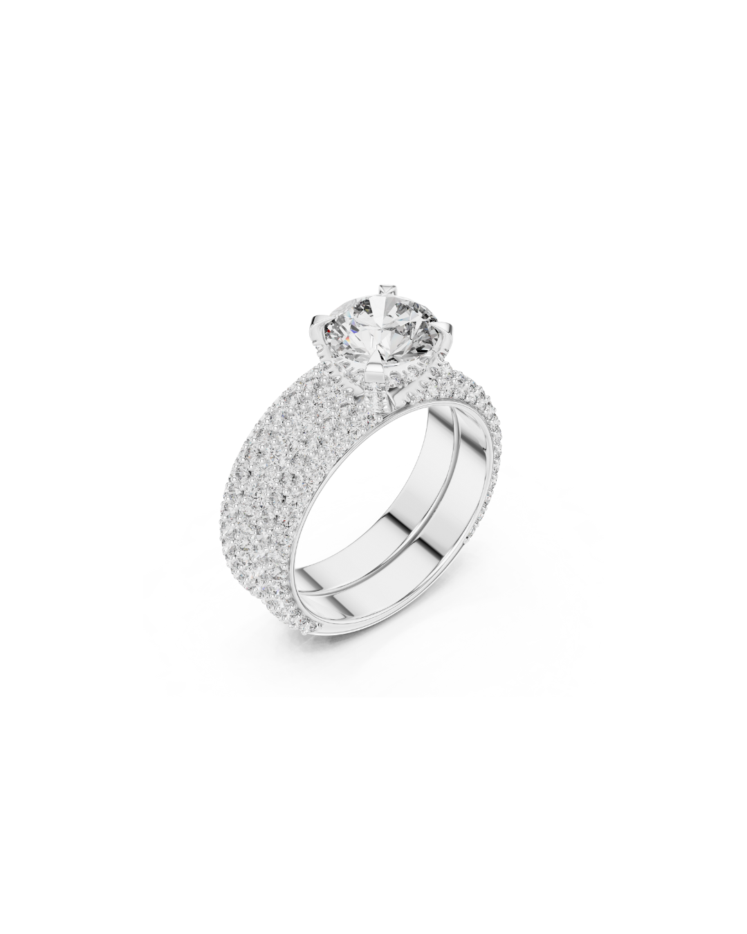 Round Shape Lab Grown Diamond Ring
