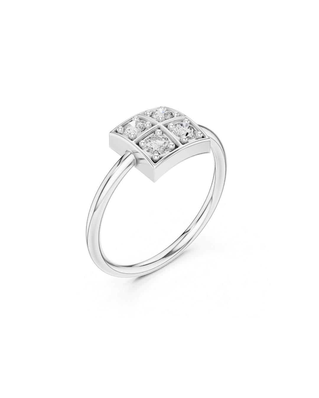 Round Shape Lab Grown Diamond Ring