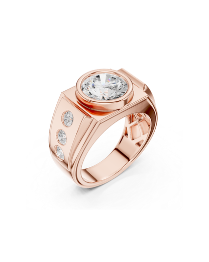 Round Shape 3.00 CT.Diamond Ring