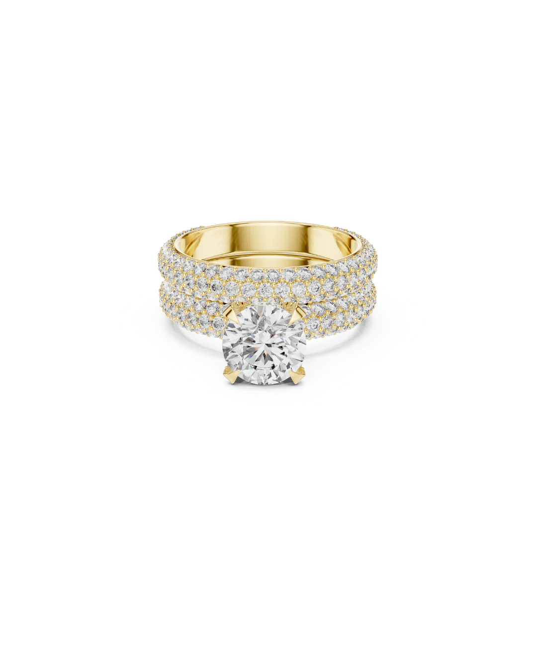 Round Shape Lab Grown Diamond Ring