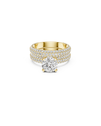 Round Shape Lab Grown Diamond Ring