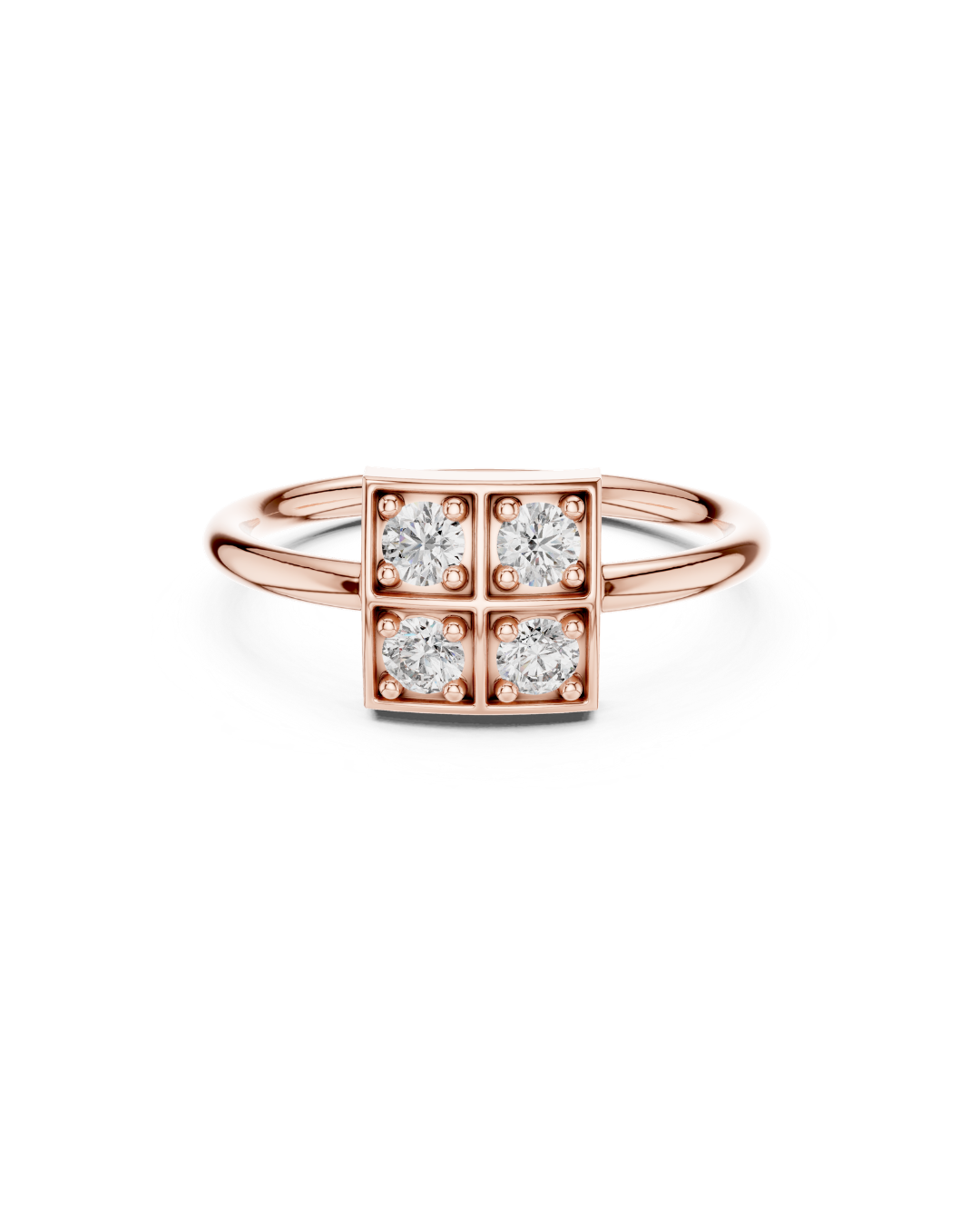 Round Shape Lab Grown Diamond Ring