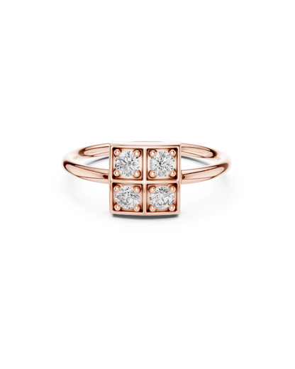 Round Shape Lab Grown Diamond Ring