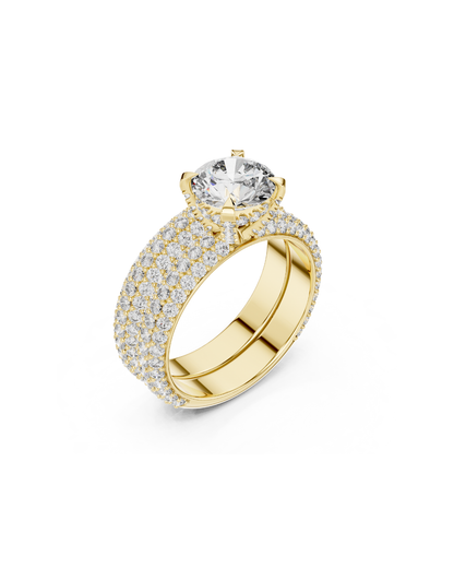 Round Shape Lab Grown Diamond Ring