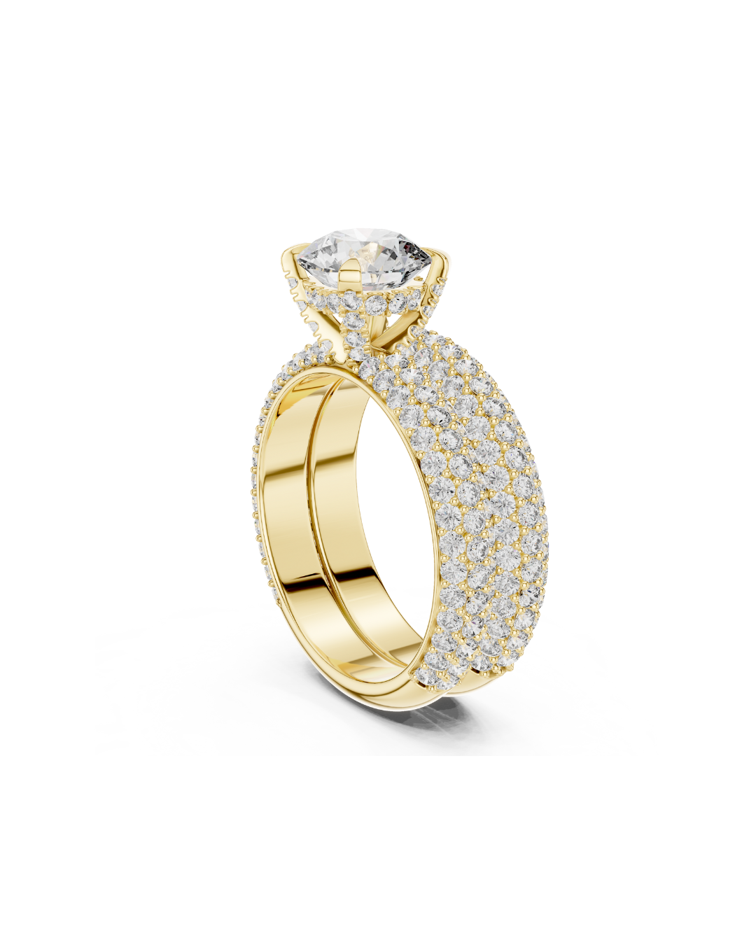 Round Shape Lab Grown Diamond Ring