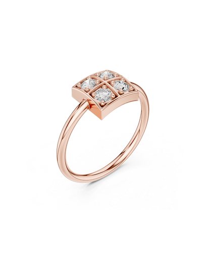 Round Shape Lab Grown Diamond Ring