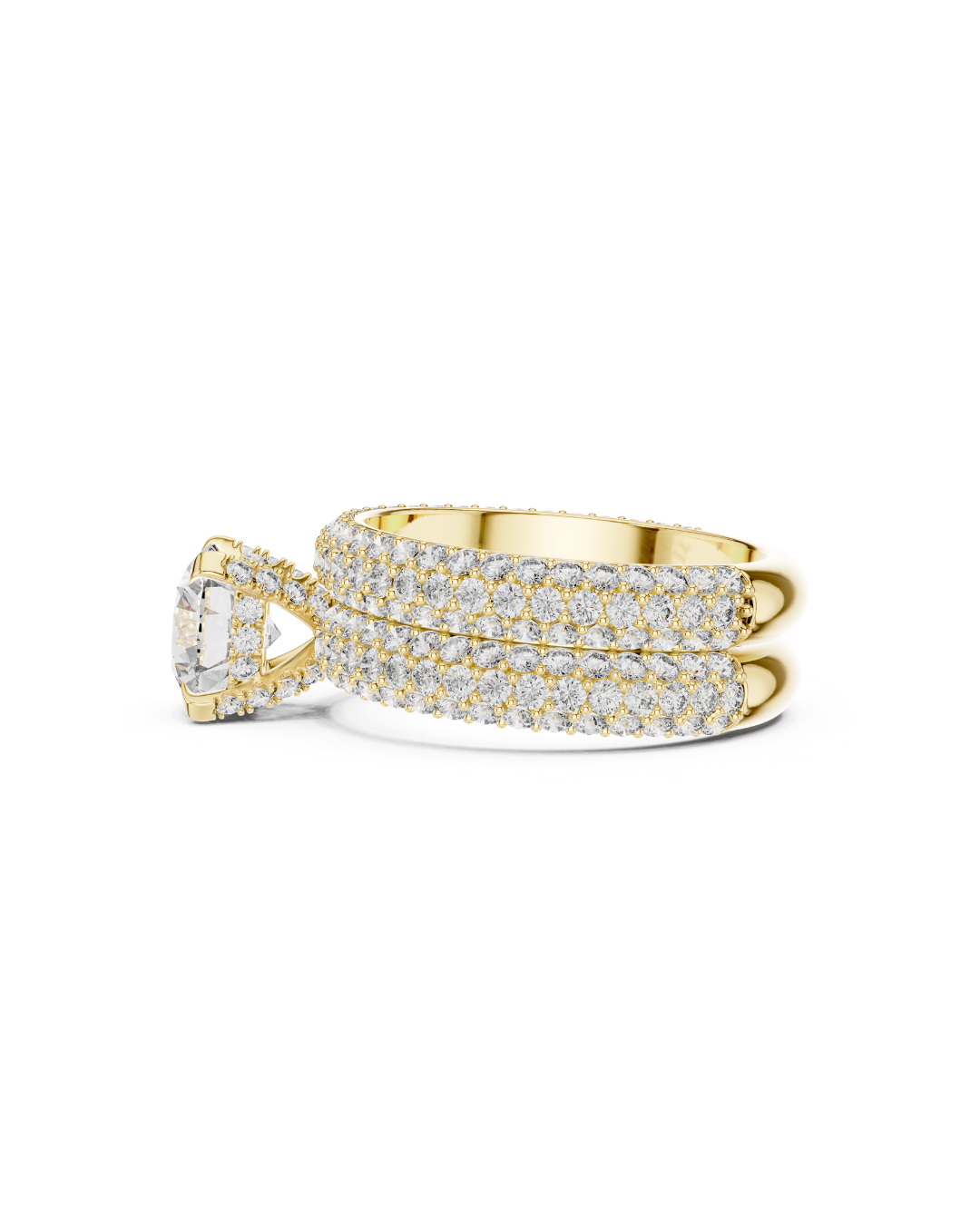 Round Shape Lab Grown Diamond Ring