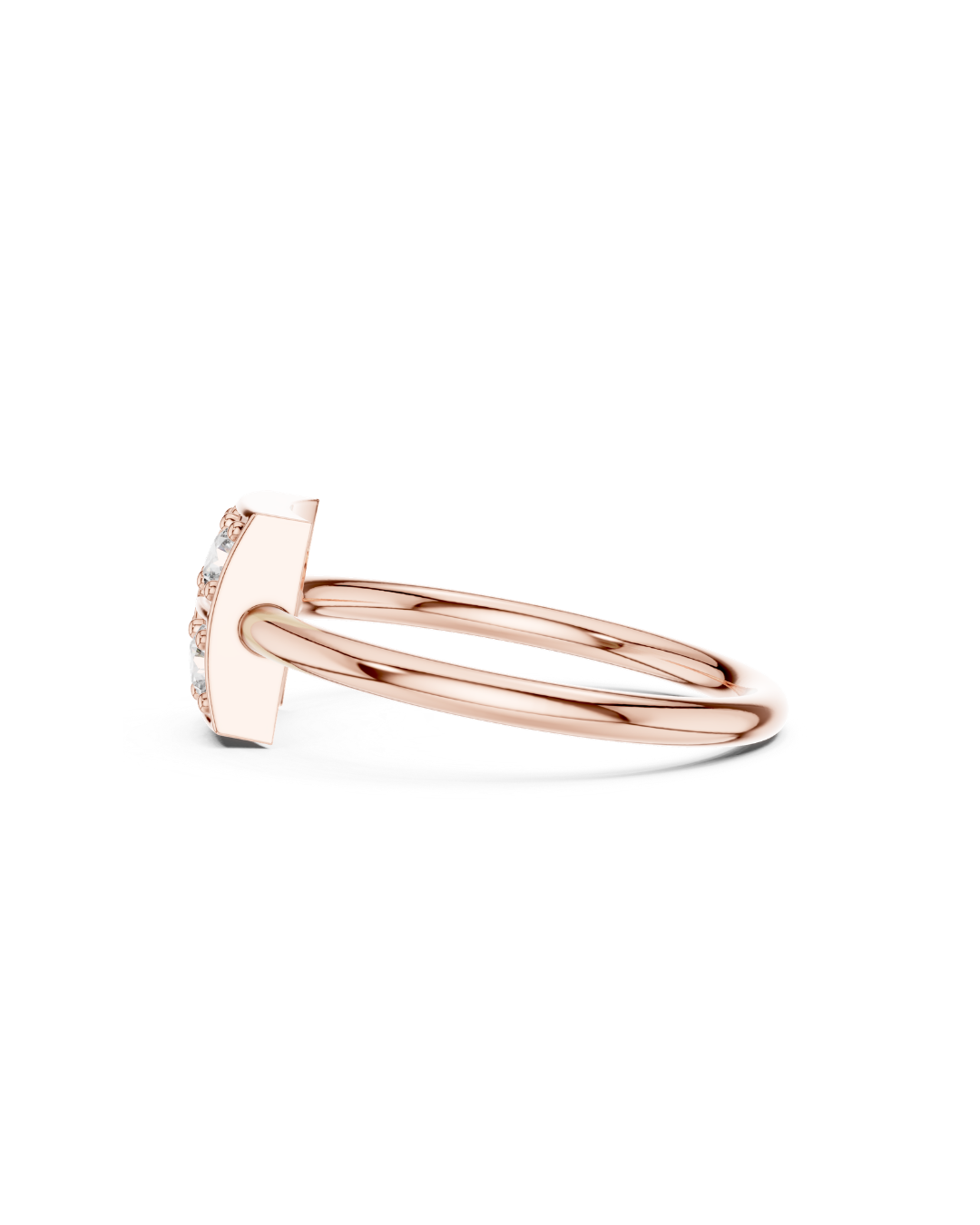 Round Shape Lab Grown Diamond Ring