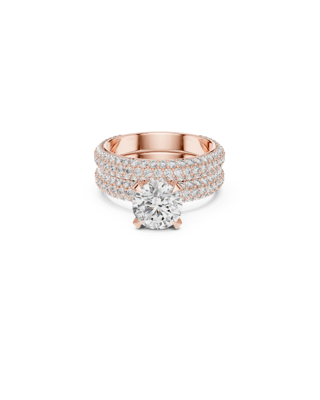 Round Shape Lab Grown Diamond Ring