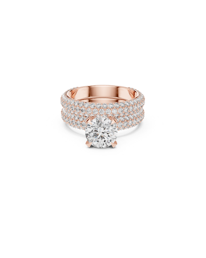 Round Shape Lab Grown Diamond Ring