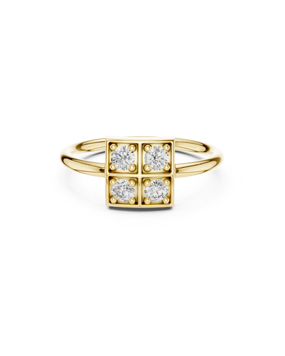 Round Shape Lab Grown Diamond Ring