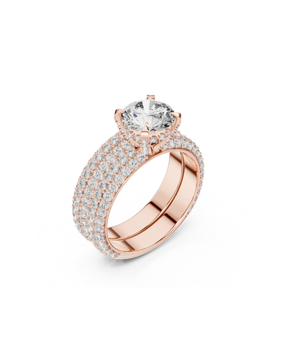 Round Shape Lab Grown Diamond Ring