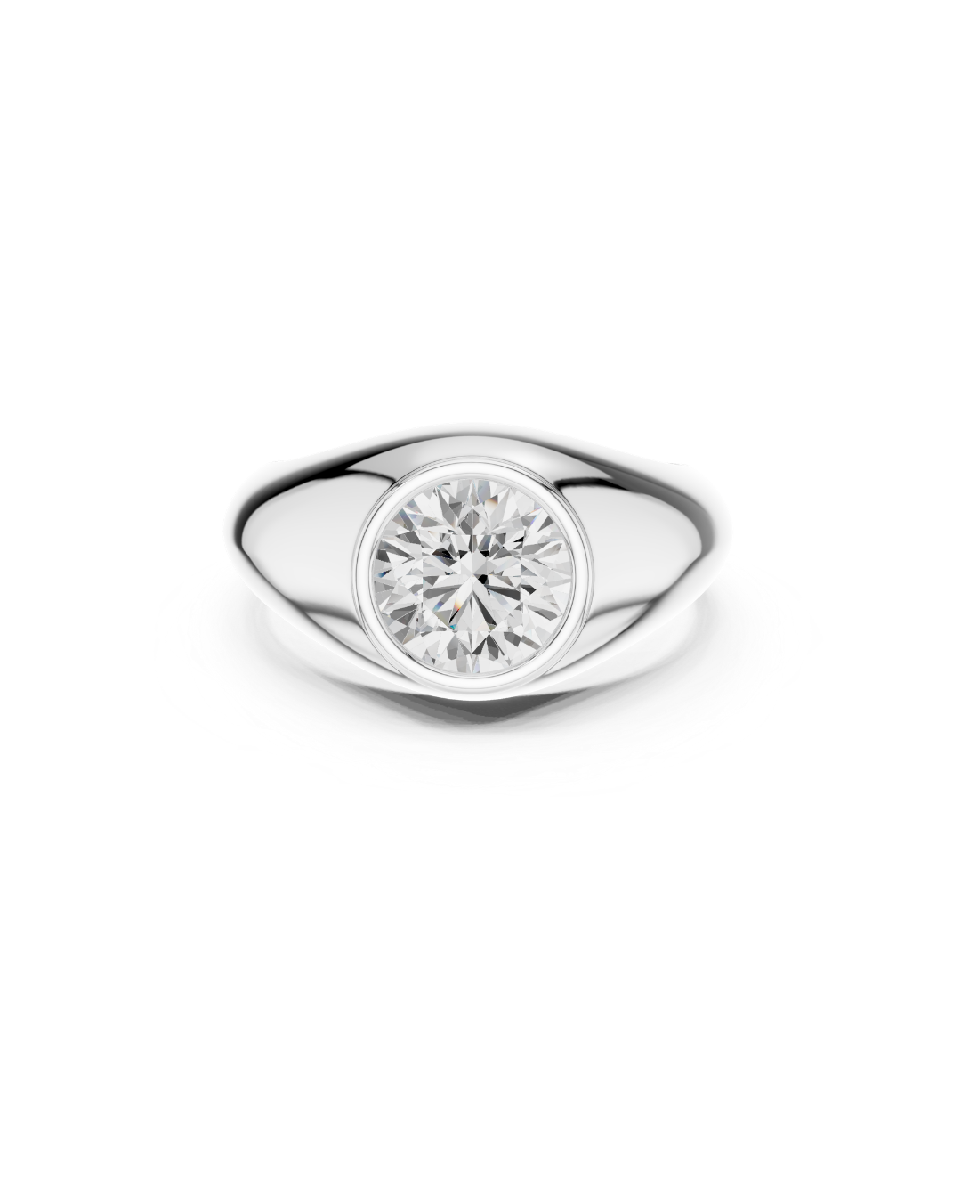 Round Shape 2.00 CT.Diamond Ring