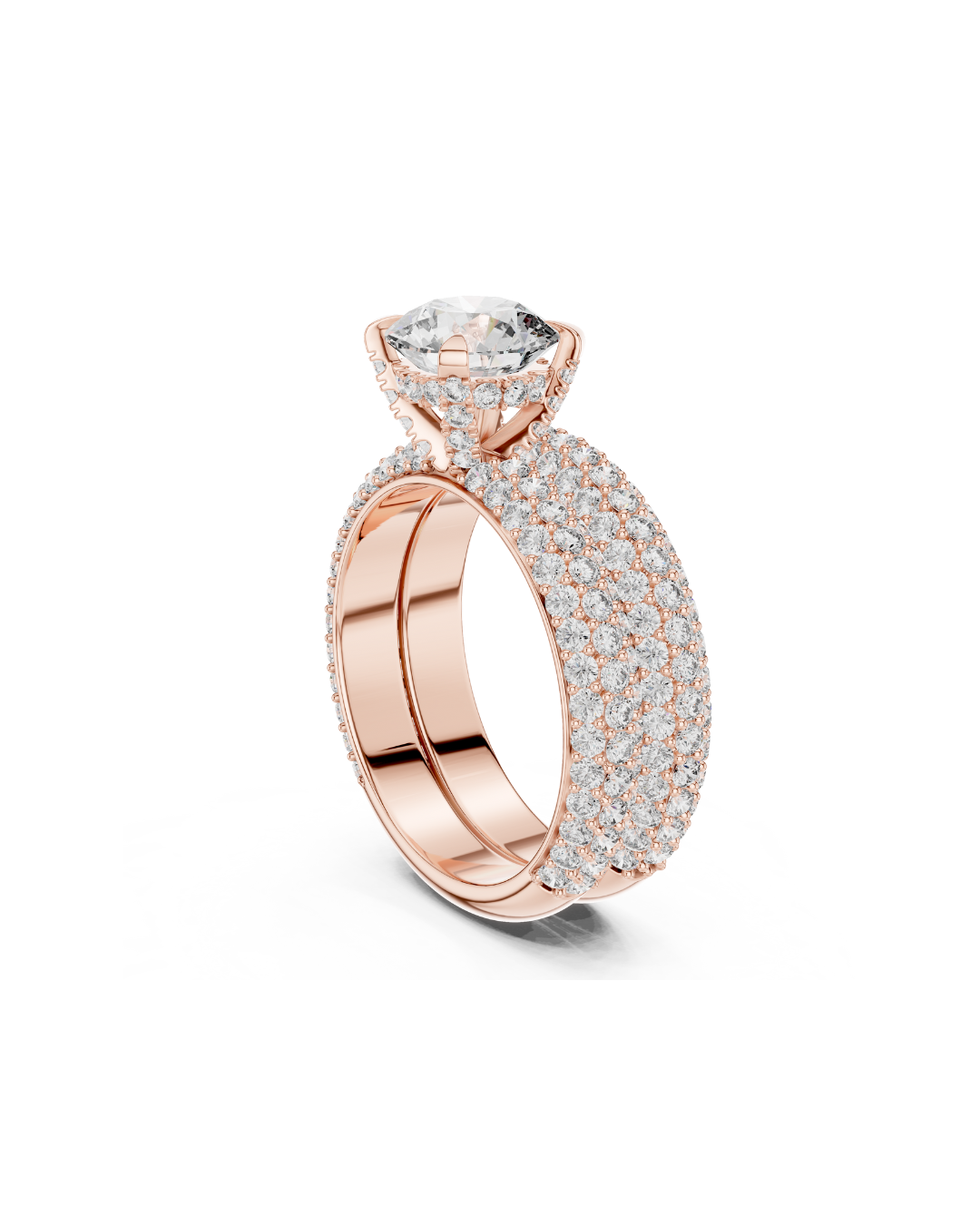 Round Shape Lab Grown Diamond Ring