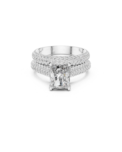 Radiant Shape Lab Grown Diamond Ring