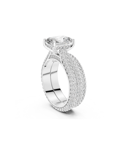 Radiant Shape Lab Grown Diamond Ring