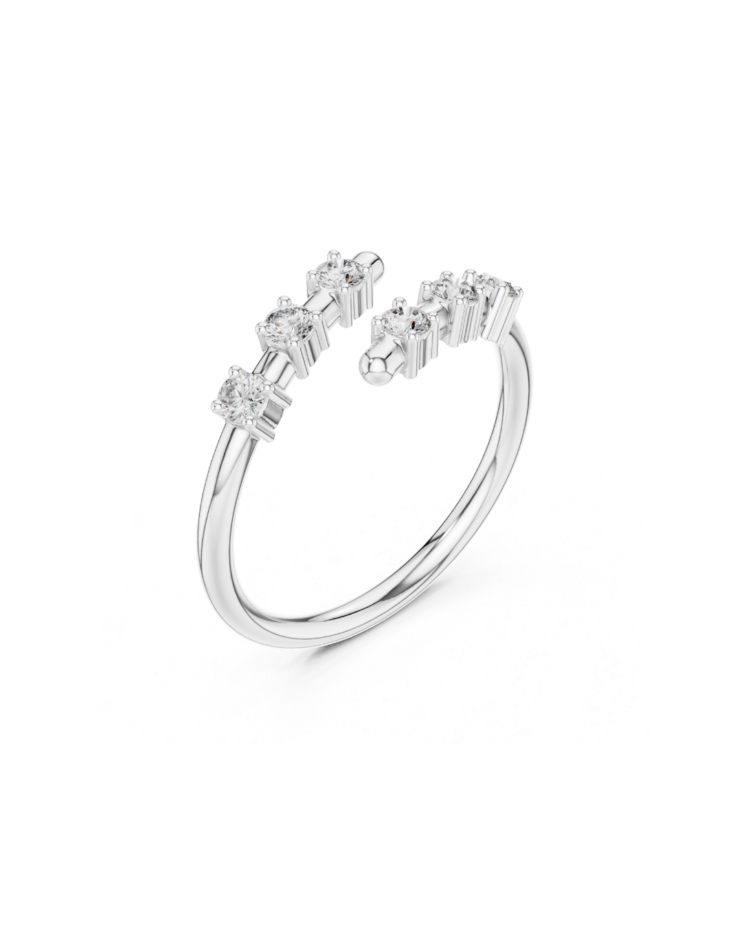 Round Shape Lab Grown Diamond Ring