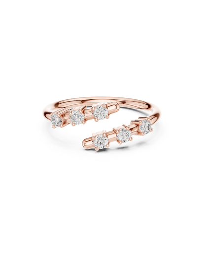 Round Shape Lab Grown Diamond Ring