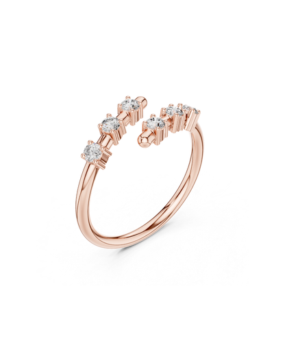 Round Shape Lab Grown Diamond Ring