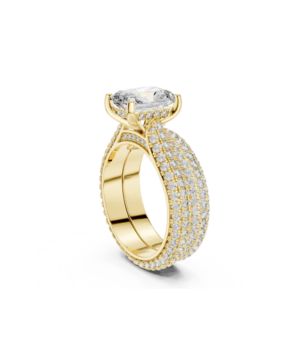 Radiant Shape Lab Grown Diamond Ring