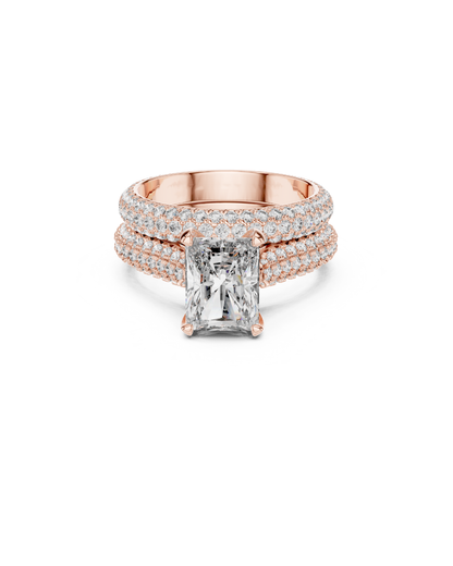 Radiant Shape Lab Grown Diamond Ring