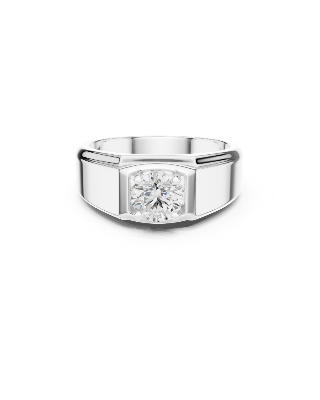 Round Shape 1.00 CT.Diamond Ring