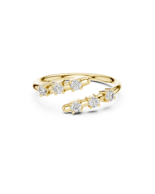Round Shape Lab Grown Diamond Ring