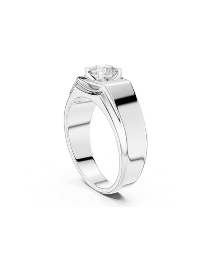 Round Shape 1.00 CT.Diamond Ring