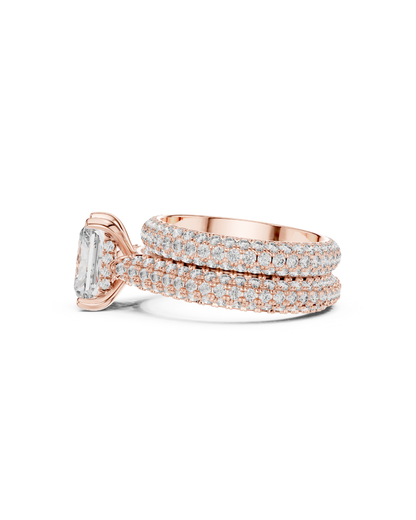 Radiant Shape Lab Grown Diamond Ring