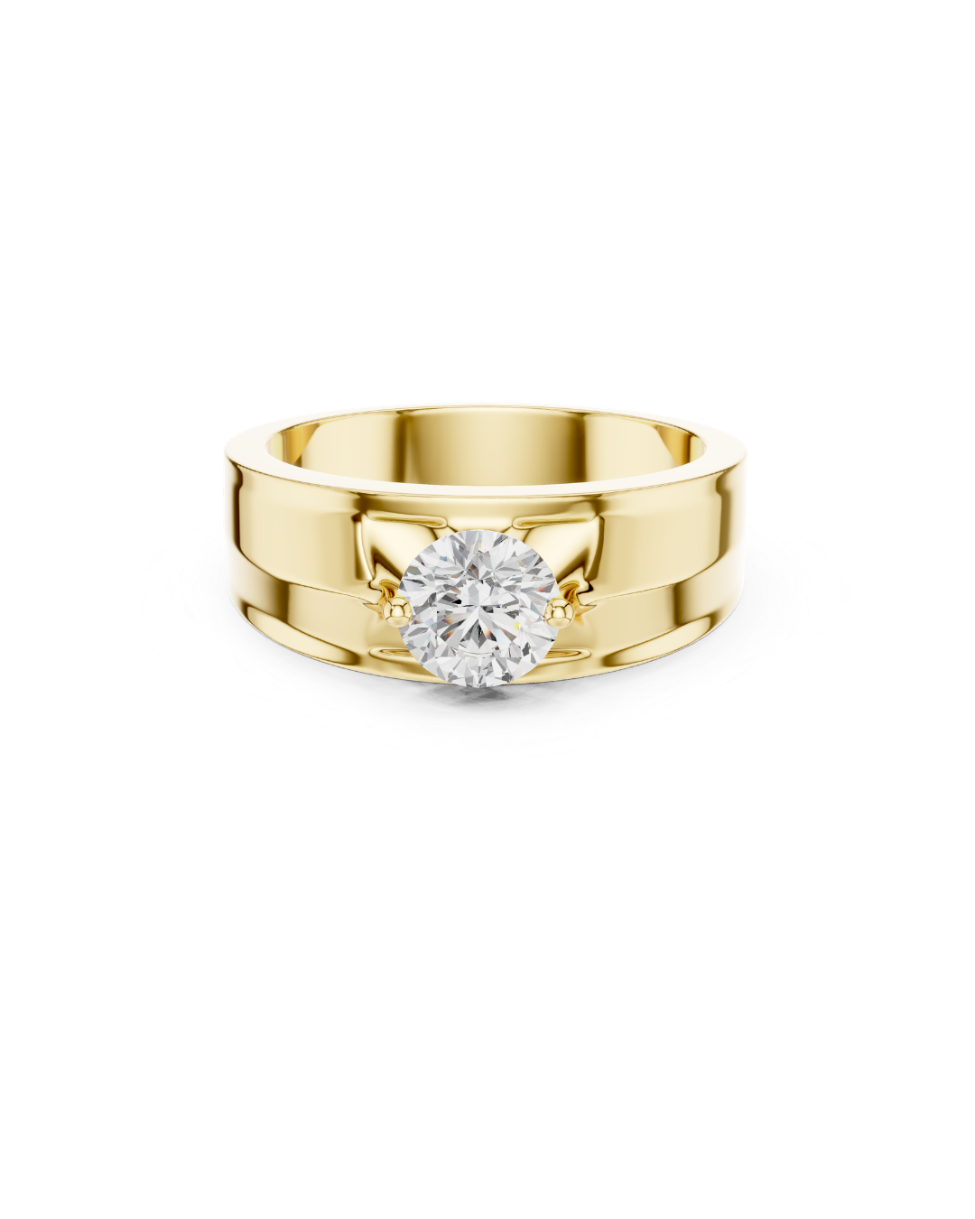 Round Shape 1.03 CT.Diamond Ring