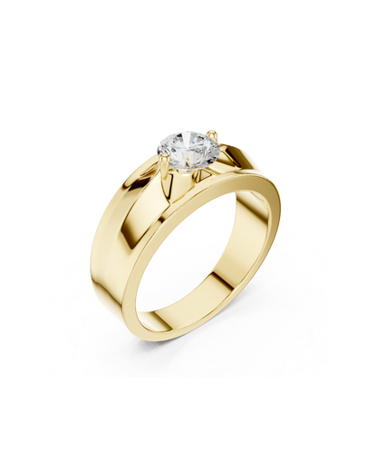 Round Shape 1.03 CT.Diamond Ring