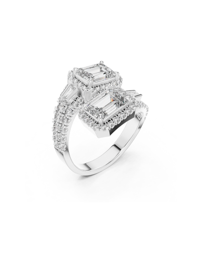 Emerald Shape Lab Grown Diamond Ring